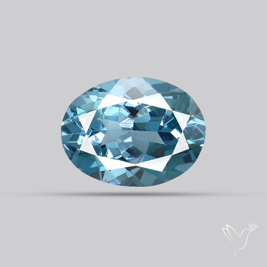 Ice Blue Spinel Natural Faceted Gemstone