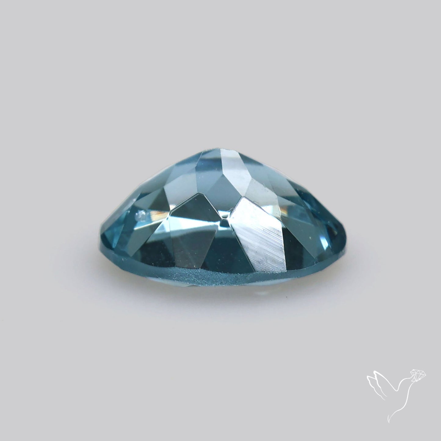 Ice Blue Spinel Natural Faceted Gemstone
