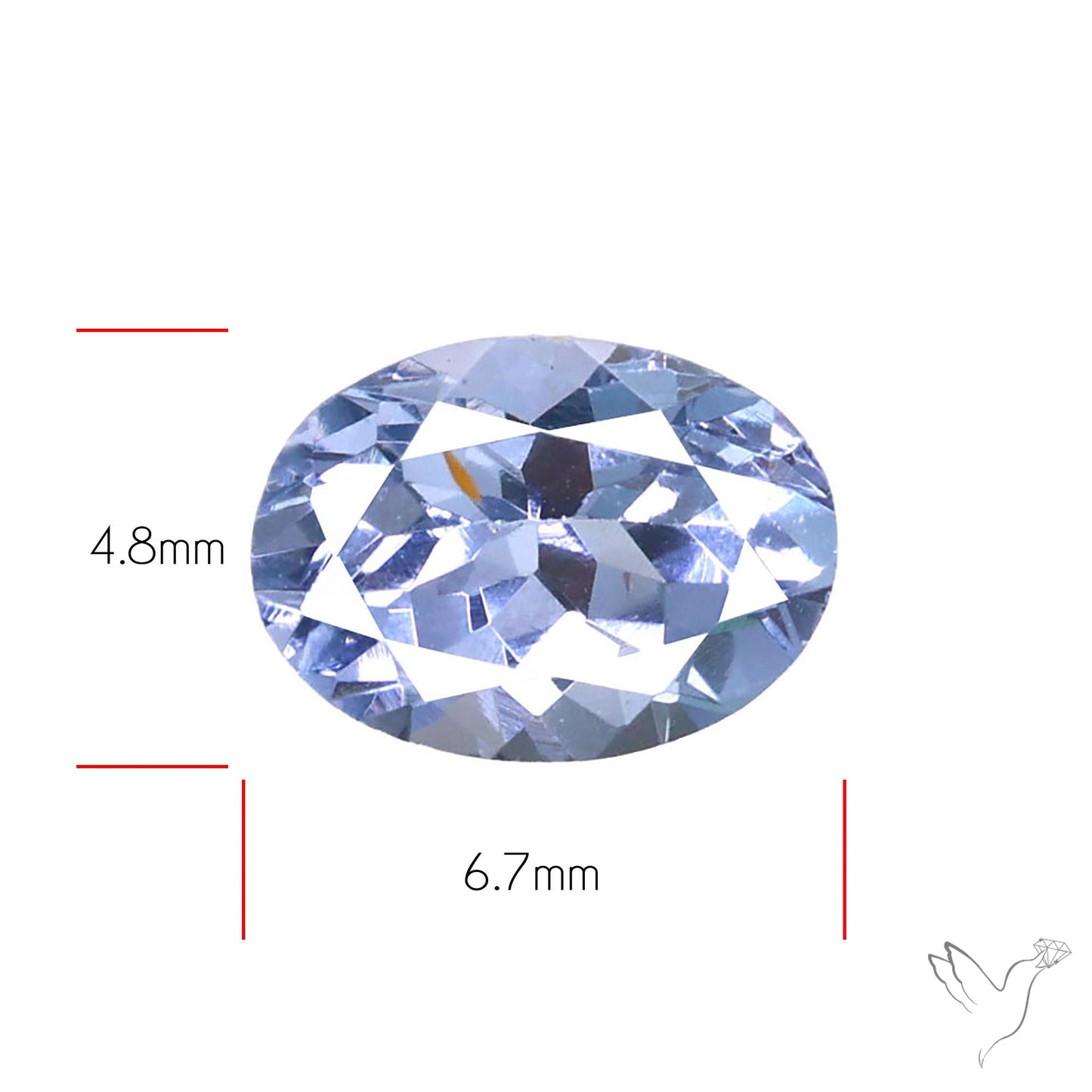 Lavender Spinel Natural Faceted Gemstone