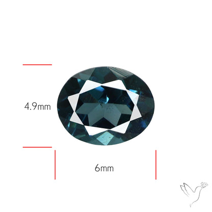 Ice Blue Spinel Natural Faceted Gemstone