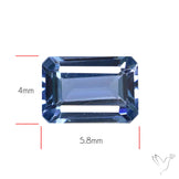 Sky Blue Spinel Faceted