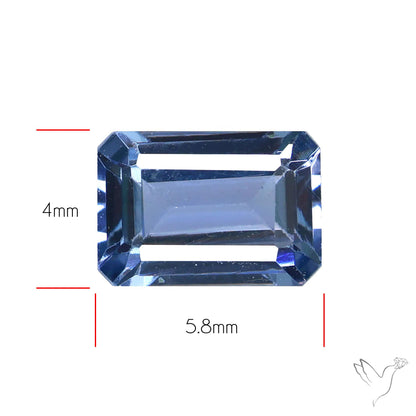 Sky Blue Spinel Faceted