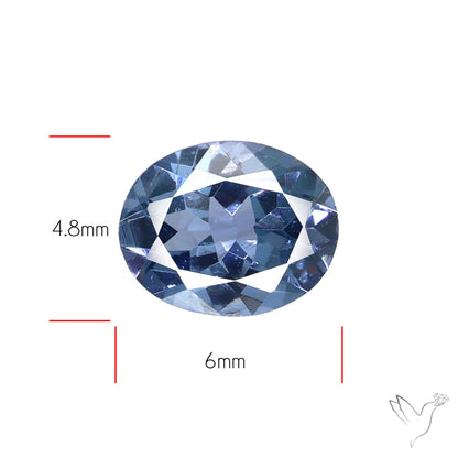 Sky Blue Spinel Faceted
