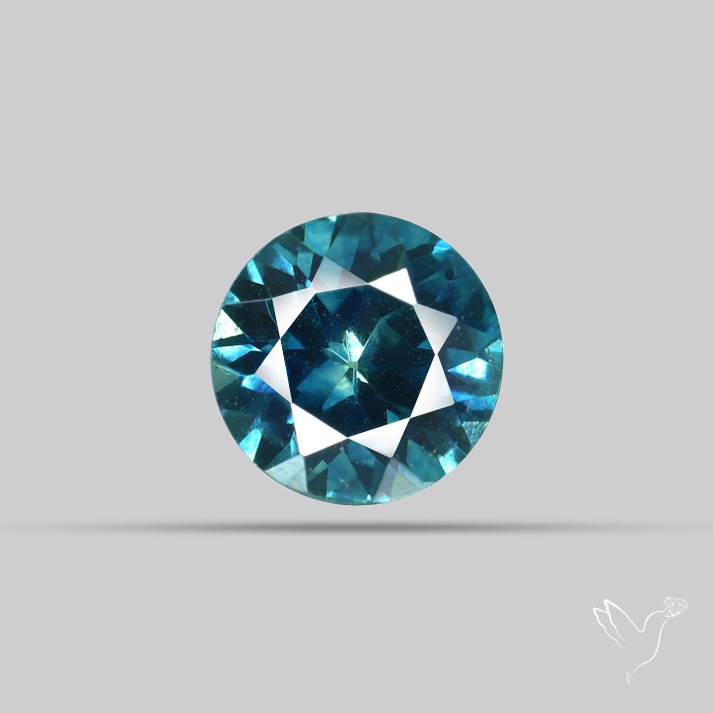 Blue Green Spinel Faceted