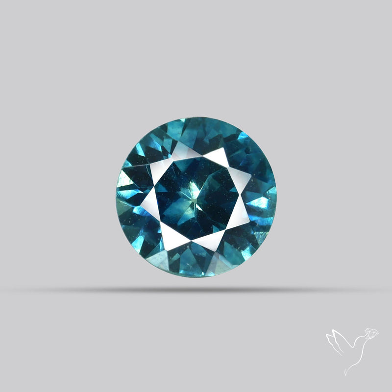 Blue Green Spinel Faceted