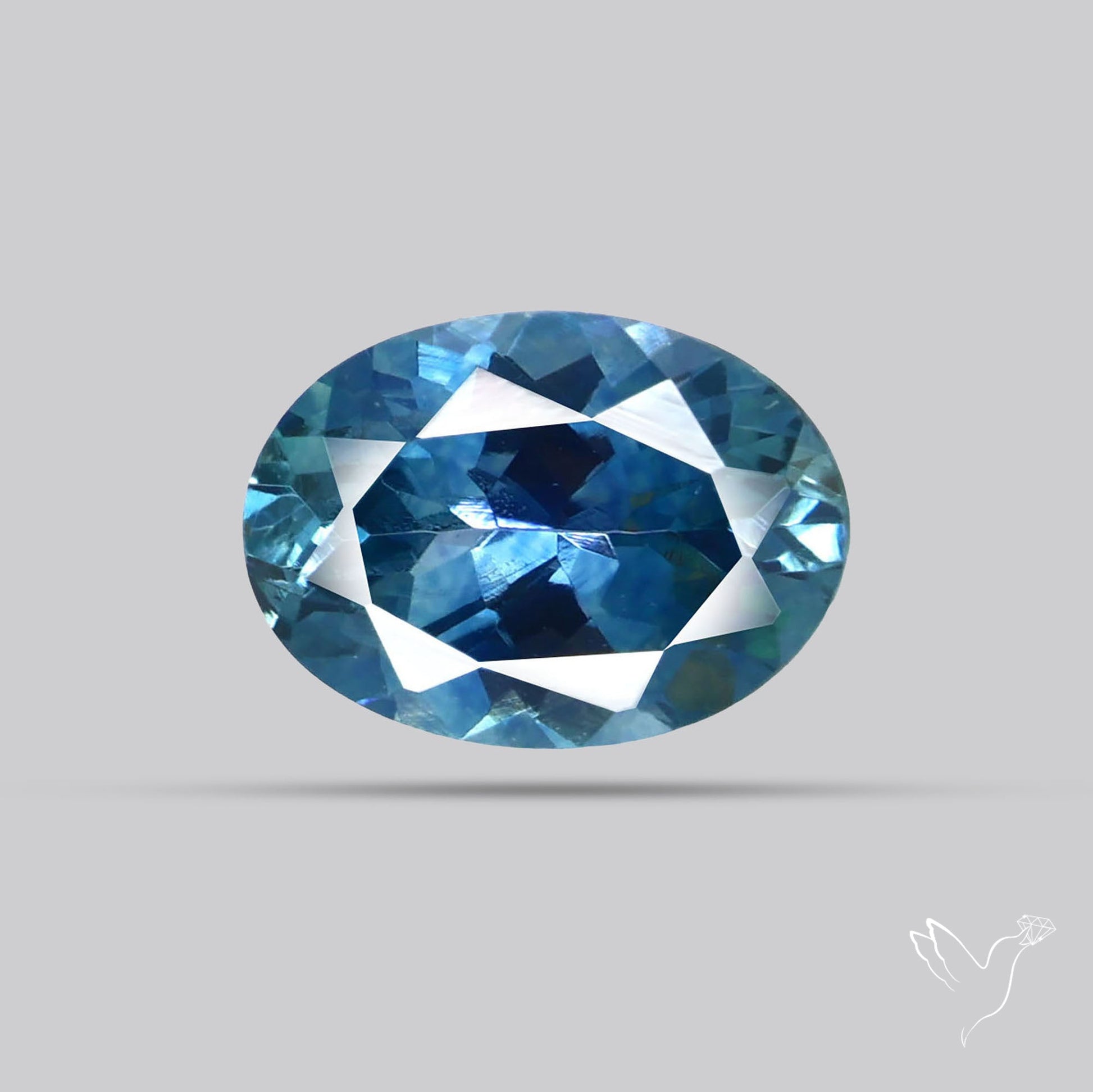 Ice Blue Spinel Natural Faceted Gemstone