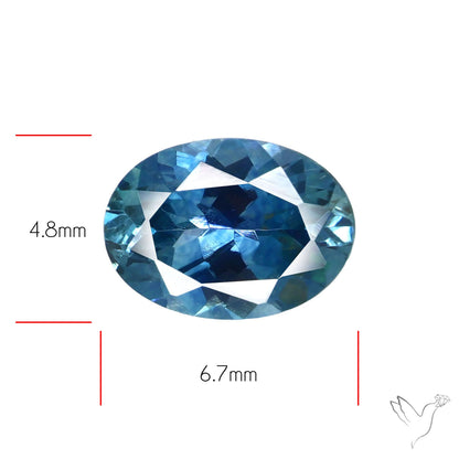 Ice Blue Spinel Natural Faceted Gemstone