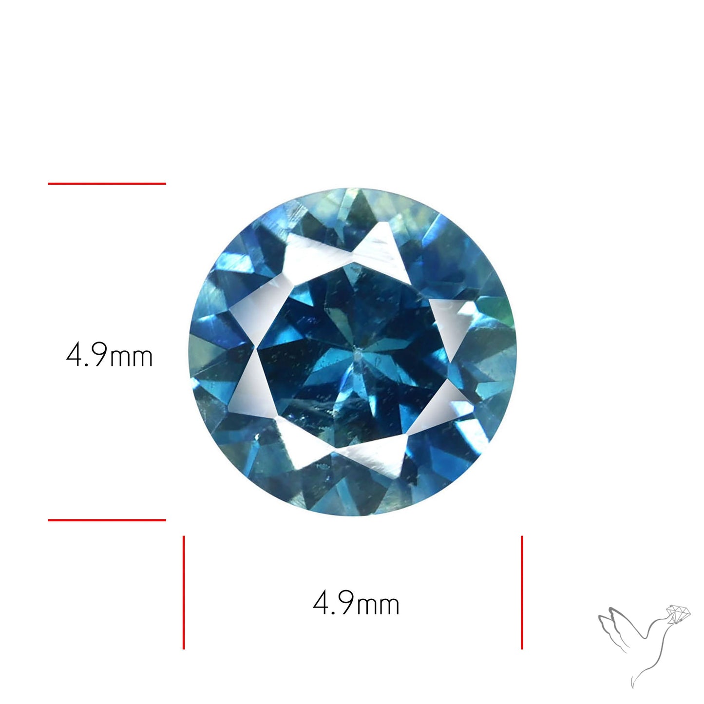 Ice Blue Spinel Natural Faceted Gemstone