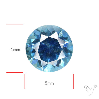 Ice Blue Spinel Natural Faceted Gemstone