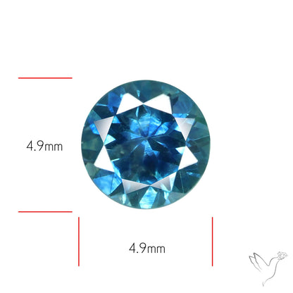 Ice Blue Spinel Natural Faceted Gemstone