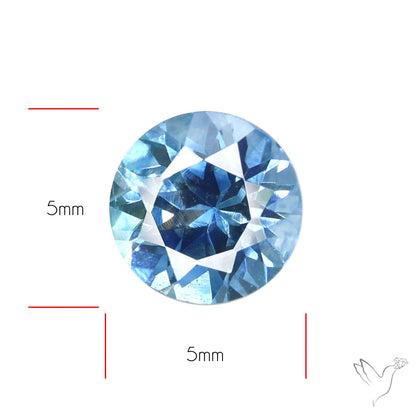 Ice Blue Spinel Natural Faceted Gemstone