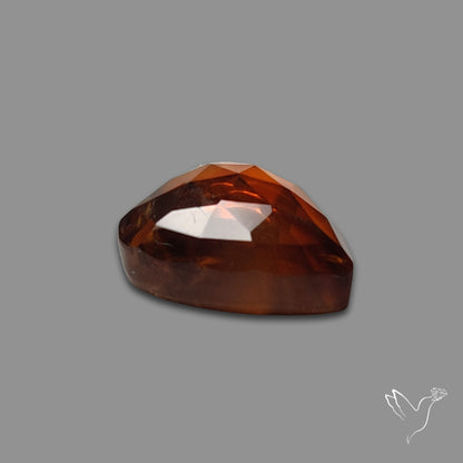 Rose Cut Citrine Heart