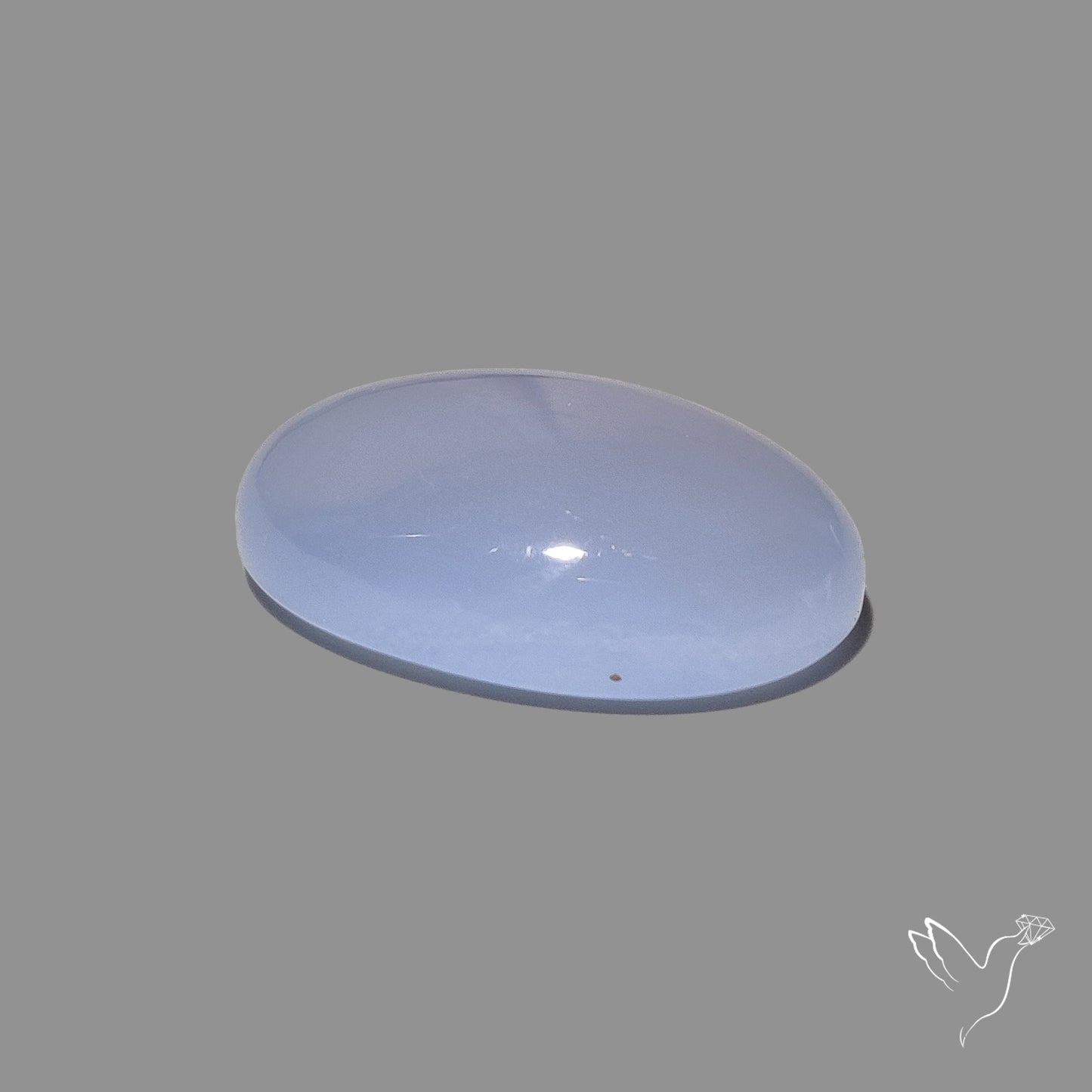 Namibian Blue Chalcedony Cabochon