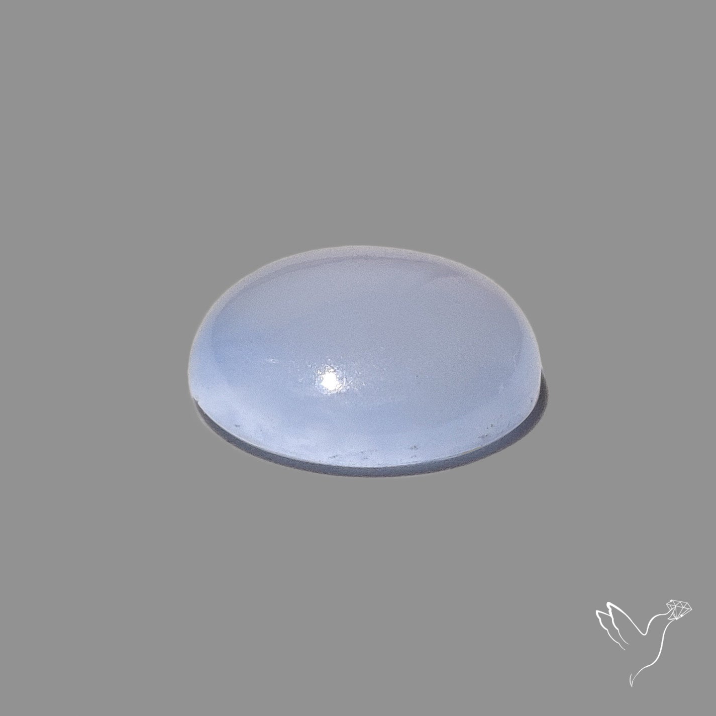 Namibian Blue Chalcedony Cabochon