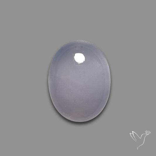Namibian Blue Chalcedony Cabochon