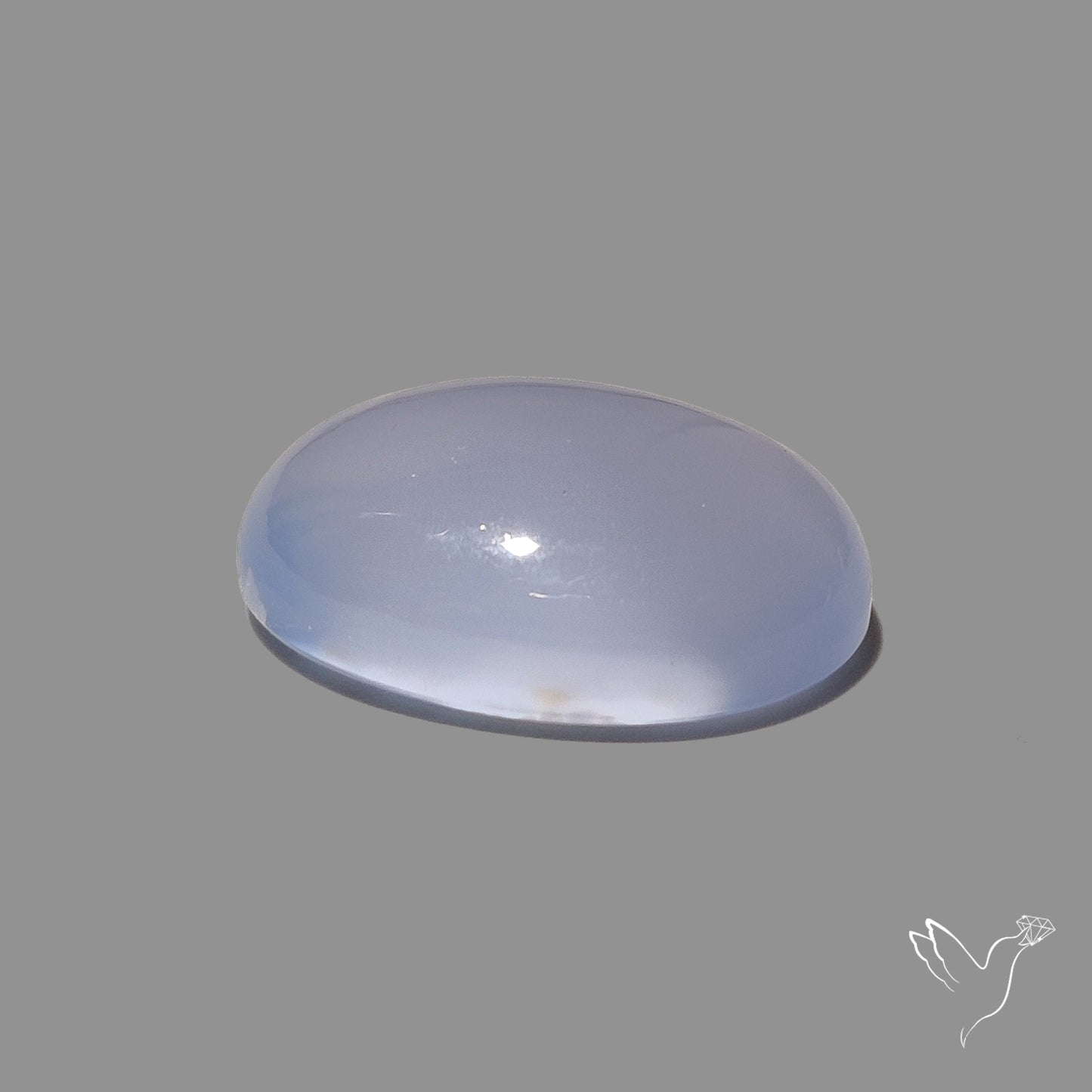Namibian Blue Chalcedony Cabochon