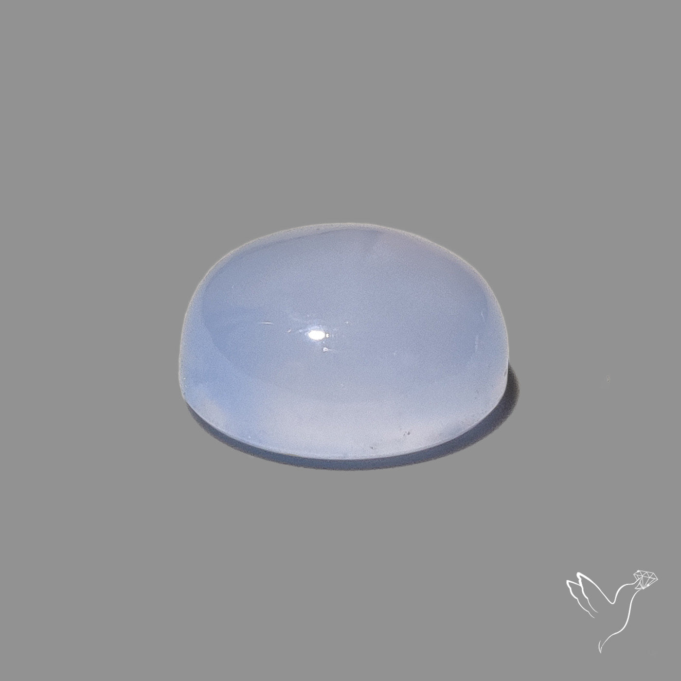 Namibian Blue Chalcedony Cabochon