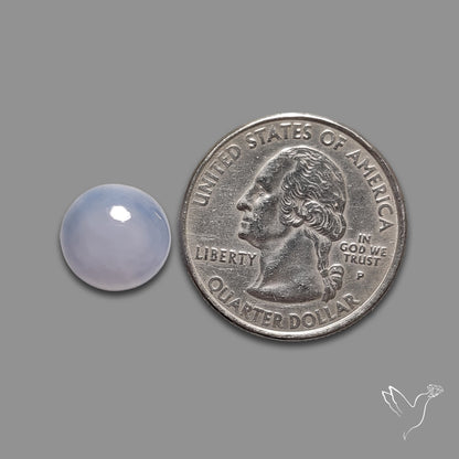 Namibian Blue Chalcedony Cabochon