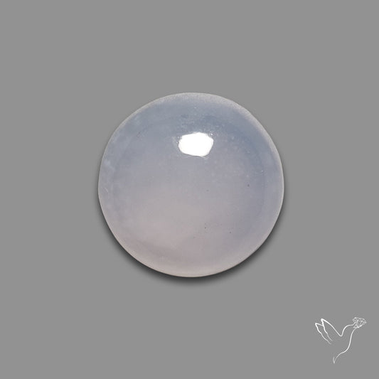 Namibian Blue Chalcedony Cabochon