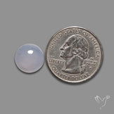 Namibian Blue Chalcedony Cabochon