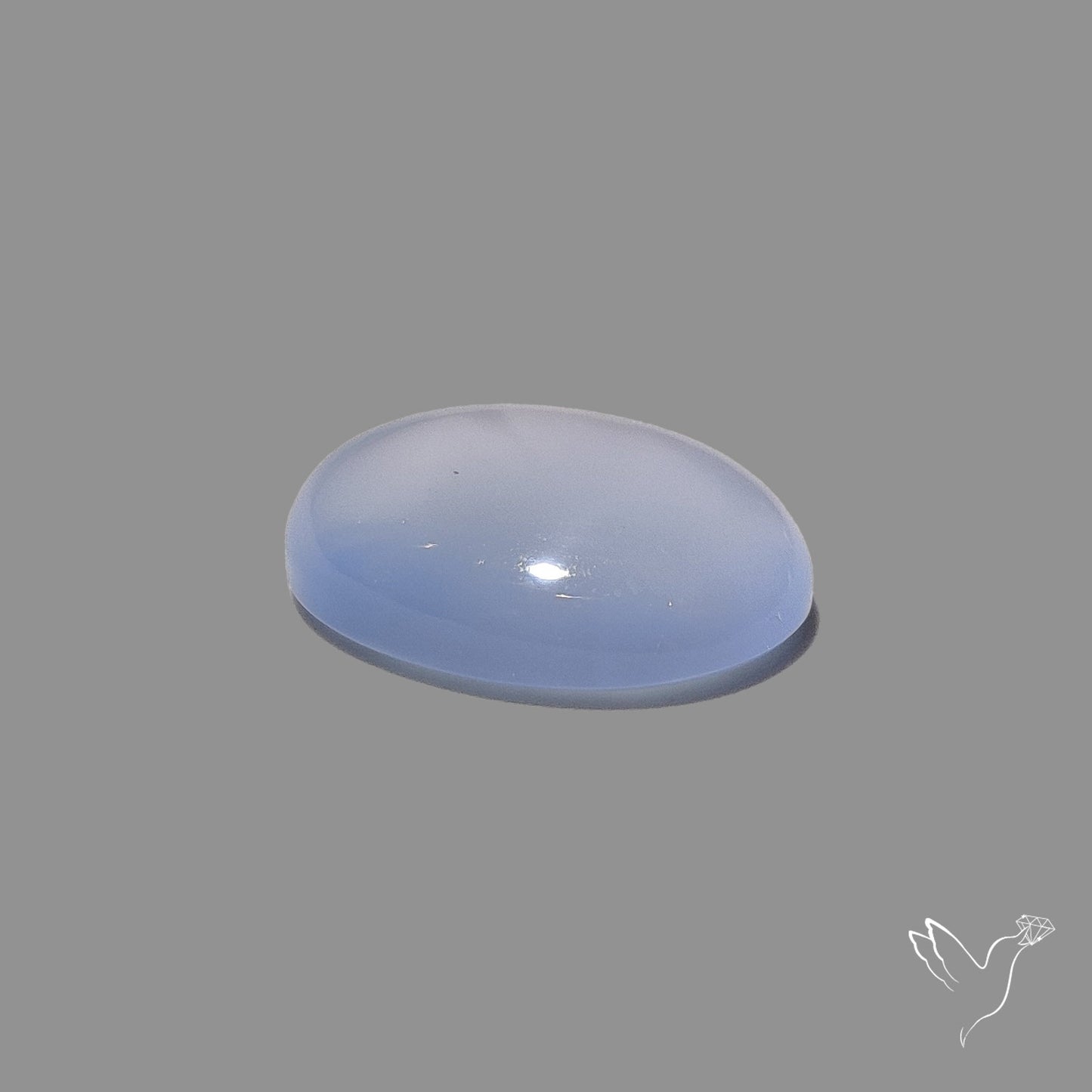 Namibian Blue Chalcedony Cabochon