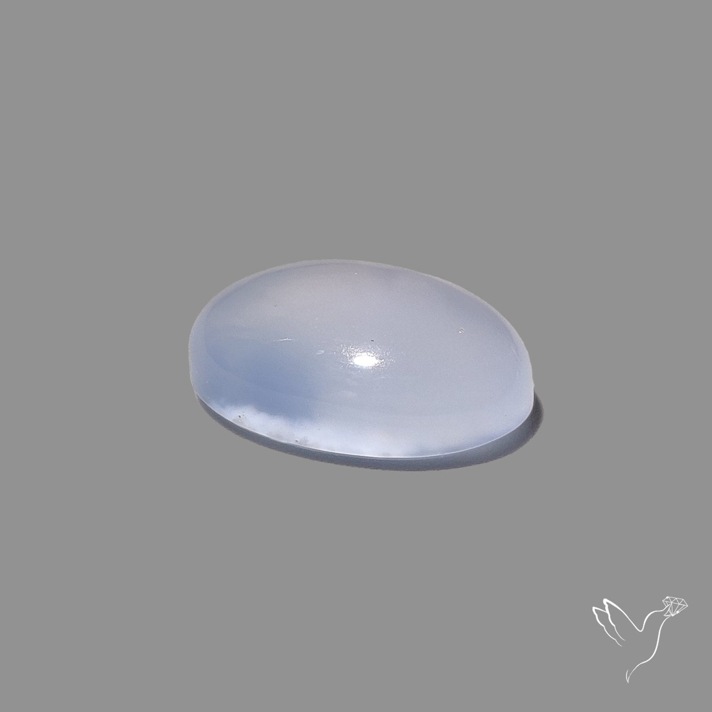 Namibian Blue Chalcedony Cabochon