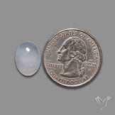 Namibian Blue Chalcedony Cabochon
