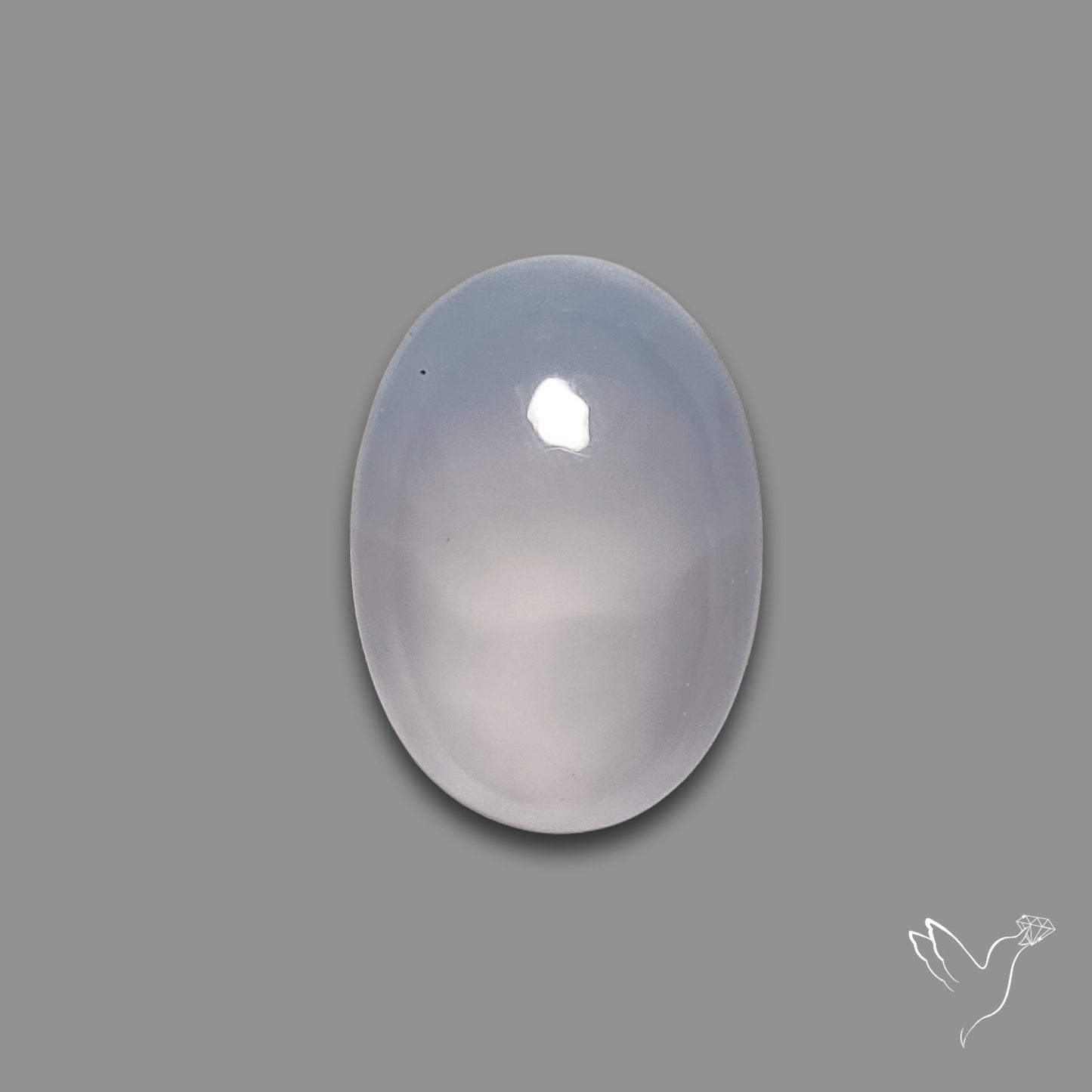 Namibian Blue Chalcedony Cabochon