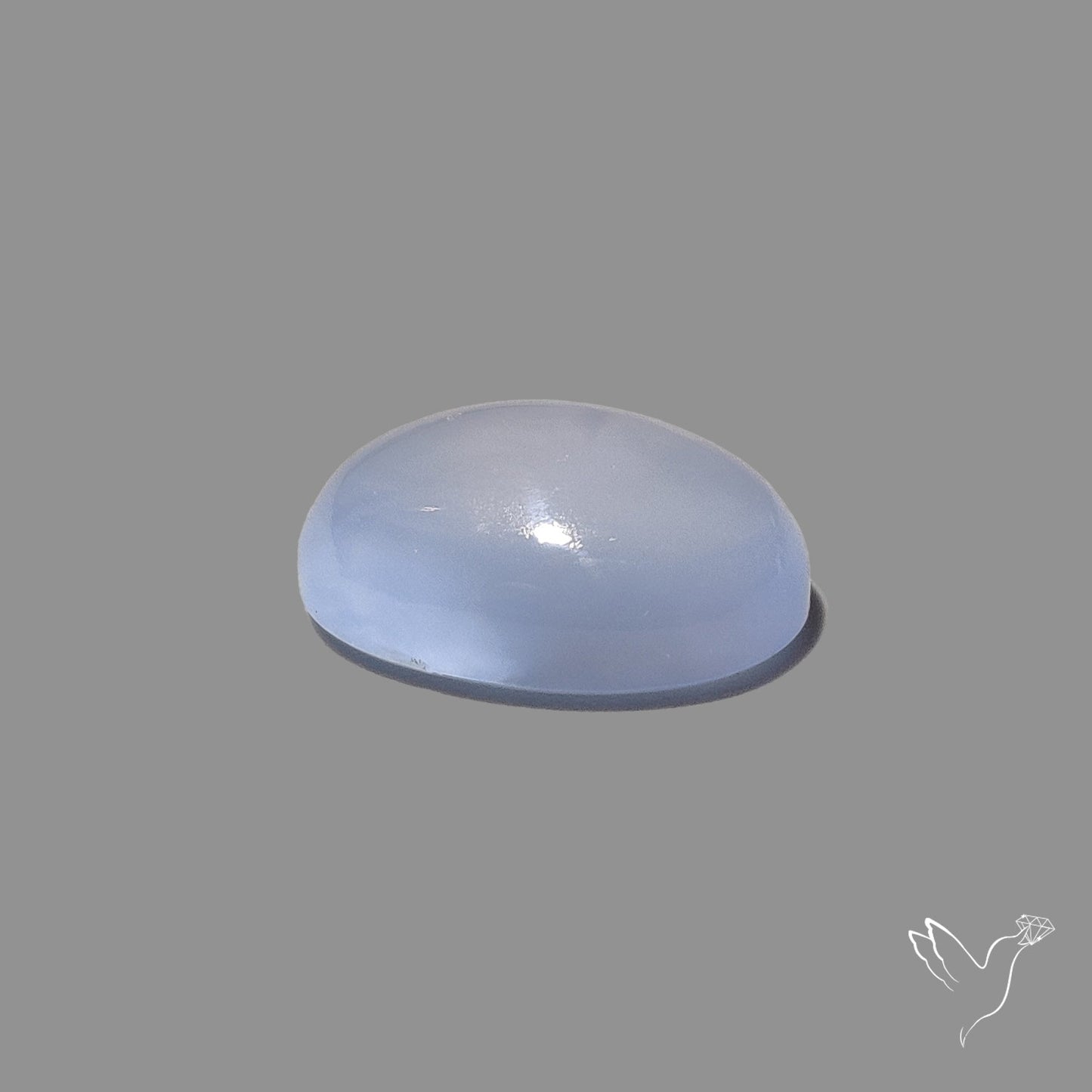 Namibian Blue Chalcedony Cabochon