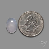 Namibian Blue Chalcedony Cabochon