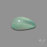 Gem Aqua Chalcedony Cabochon