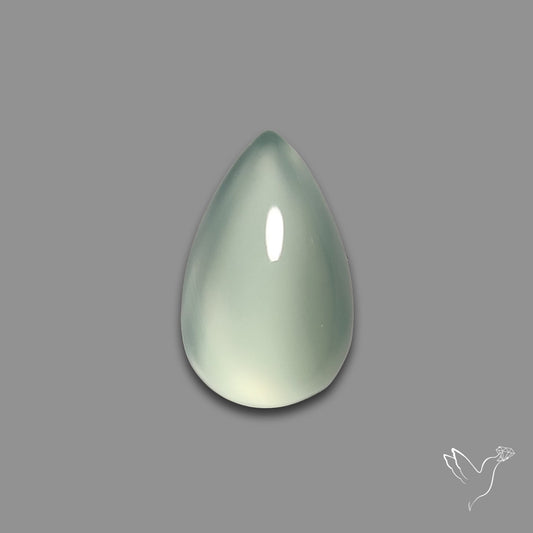 Gem Aqua Chalcedony Cabochon
