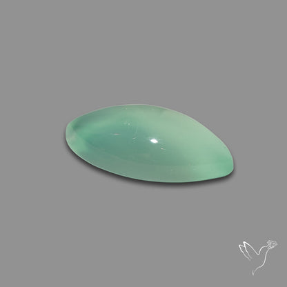 Gem Aqua Chalcedony Cabochon