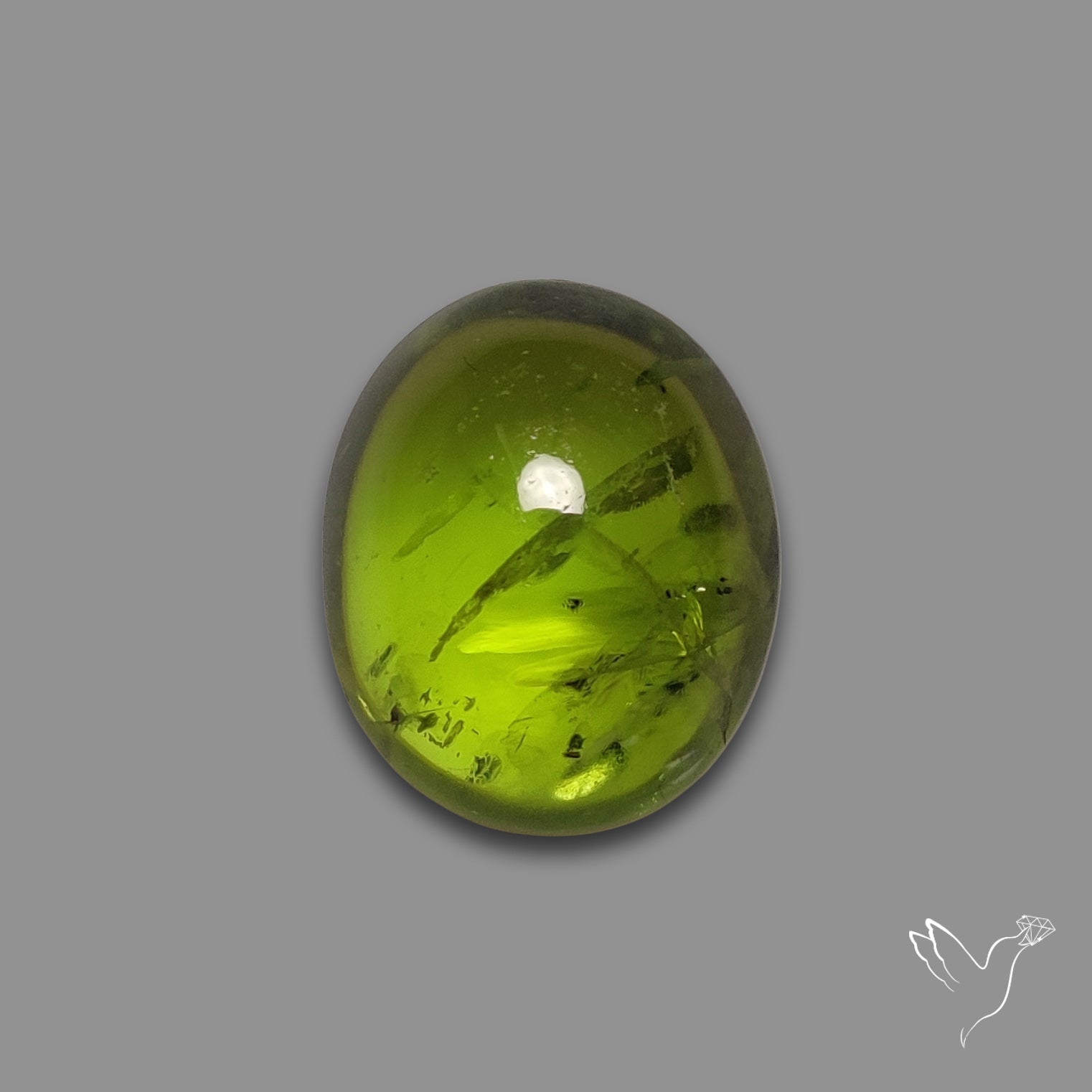 Gemmy Peridot Large Cabochon Great Lustre