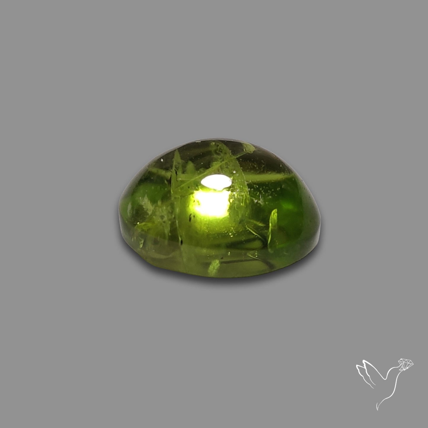 Gemmy Peridot Large Cabochon Great Lustre