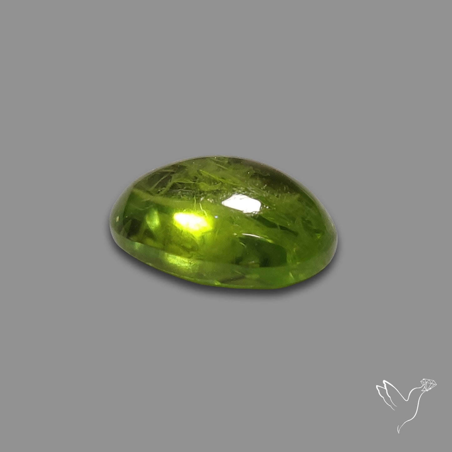 Gemmy Peridot Large Cabochon Great Lustre