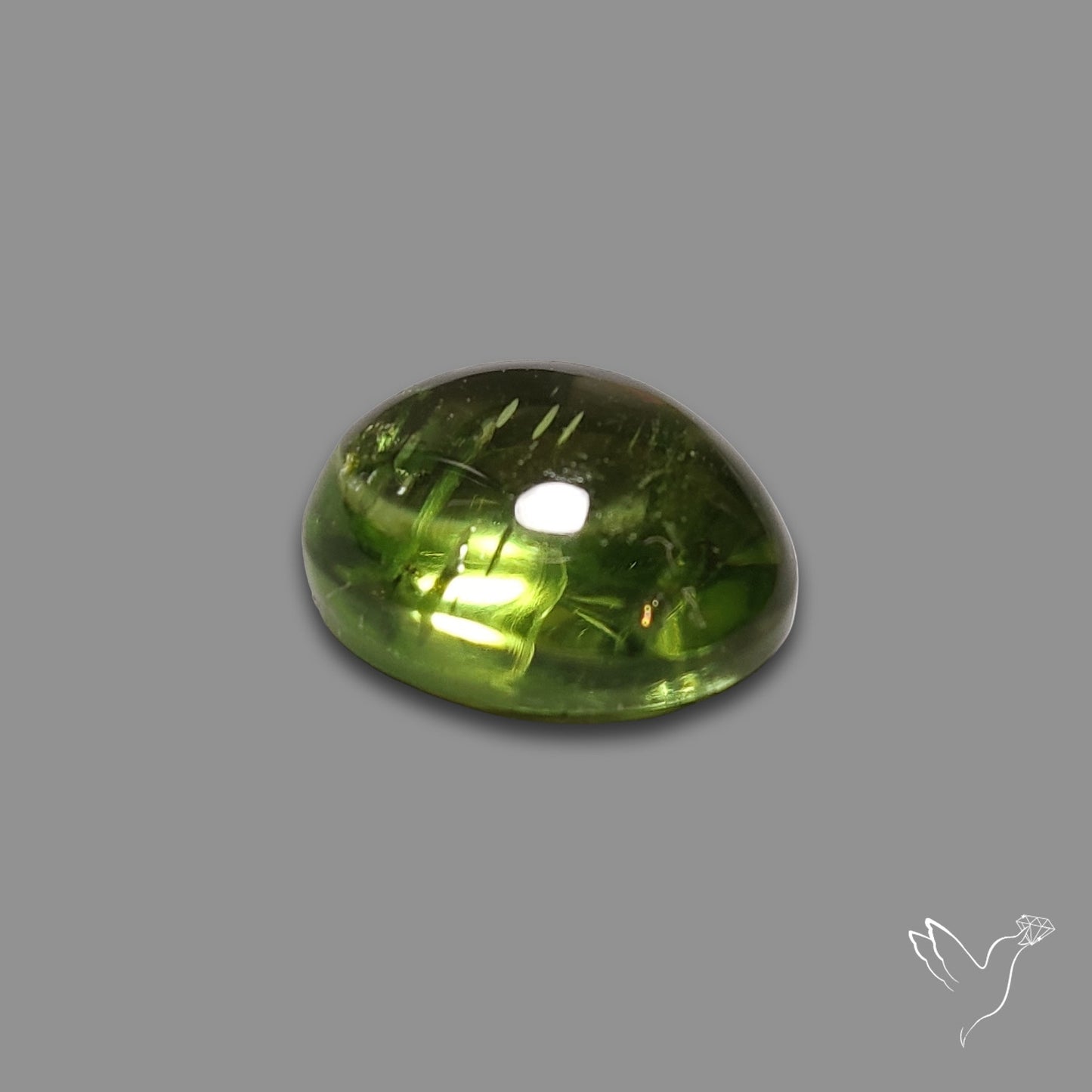Gemmy Peridot Large Cabochon Great Lustre