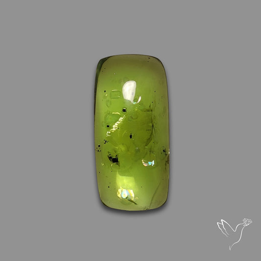 Gemmy Peridot Large Cabochon Great Lustre