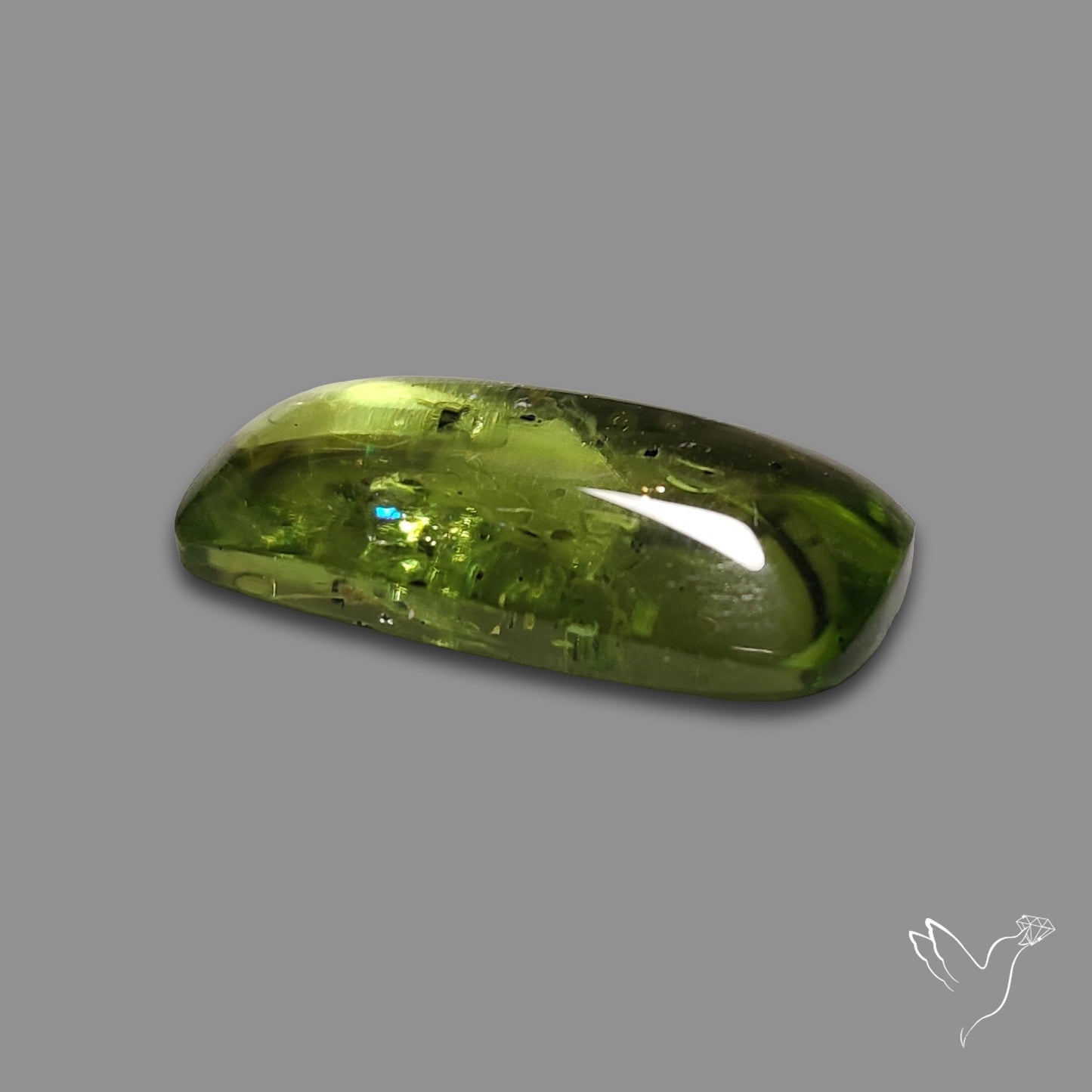 Gemmy Peridot Large Cabochon Great Lustre