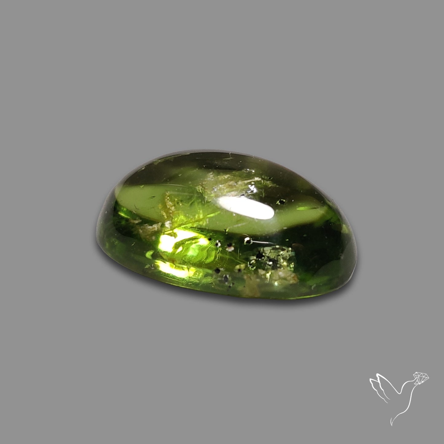 Gemmy Peridot Large Cabochon Great Lustre