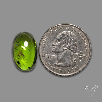 Gemmy Peridot Large Cabochon Great Lustre