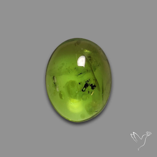 Gemmy Peridot Large Cabochon Great Lustre