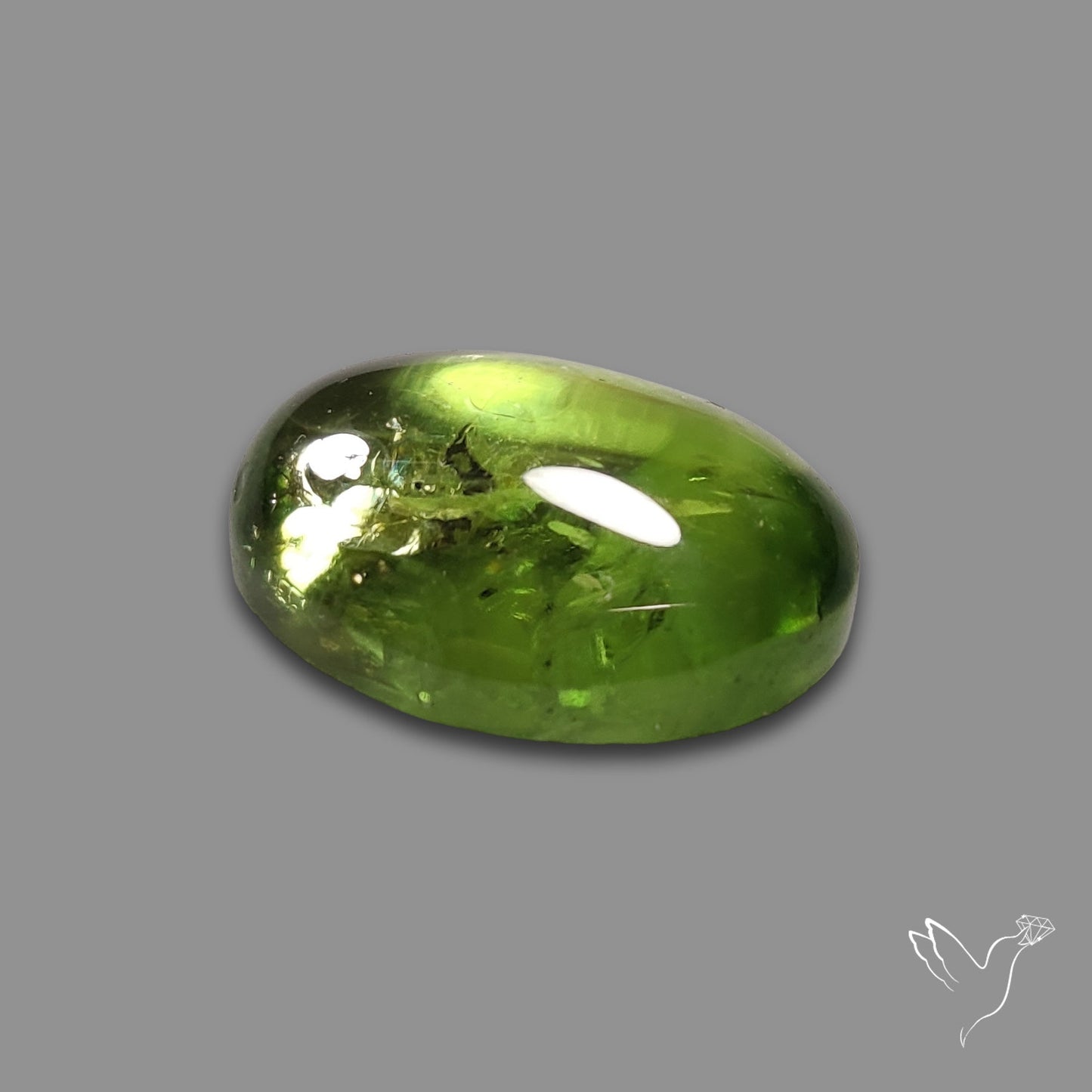 Gemmy Peridot Large Cabochon Great Lustre