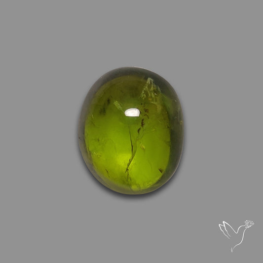 Gemmy Peridot Large Cabochon Great Lustre