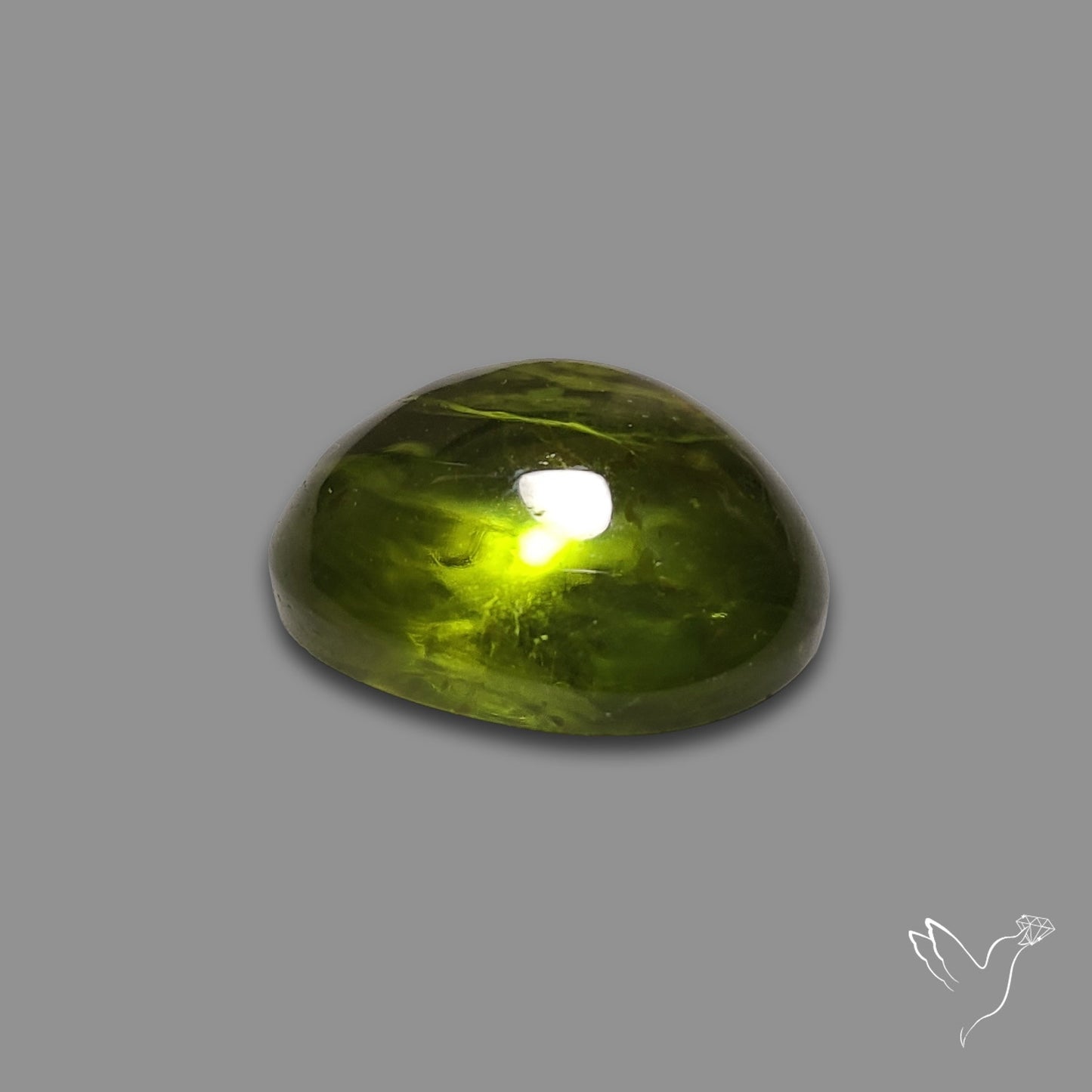 Gemmy Peridot Large Cabochon Great Lustre