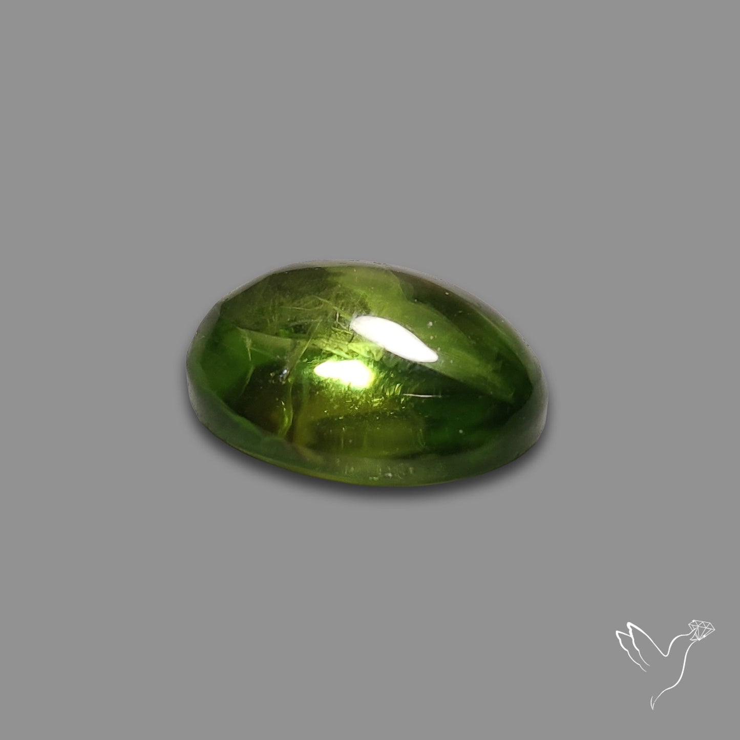 Gemmy Peridot Large Cabochon Great Lustre