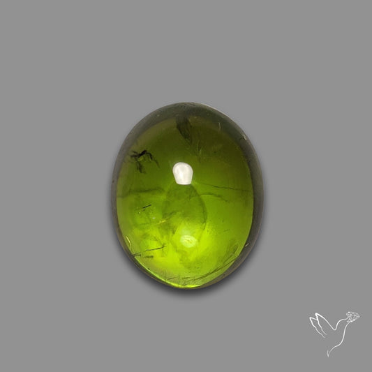 Gemmy Peridot Large Cabochon Great Lustre