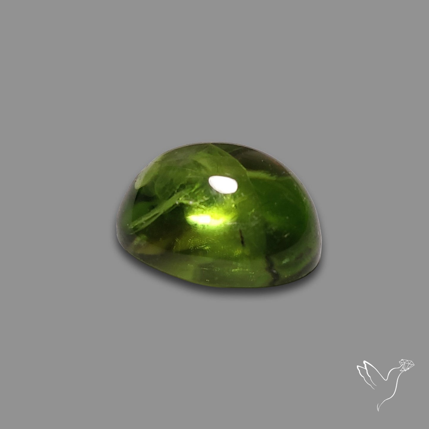 Gemmy Peridot Large Cabochon Great Lustre