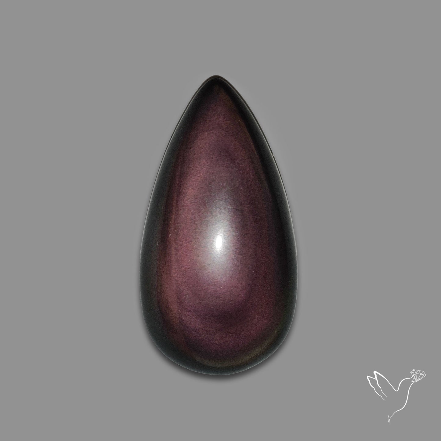 Purple Rainbow Obsidian Cabochon