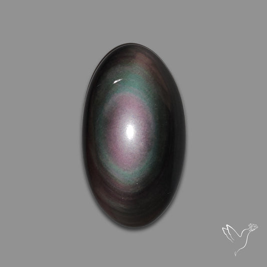 Rainbow Obsidian Cabochon